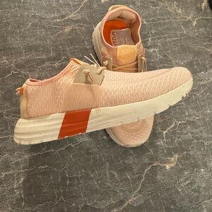 Hey Dude Pink and Orange Athletic Shoes